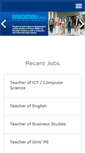 Mobile Screenshot of educationlinerecruitment.co.uk